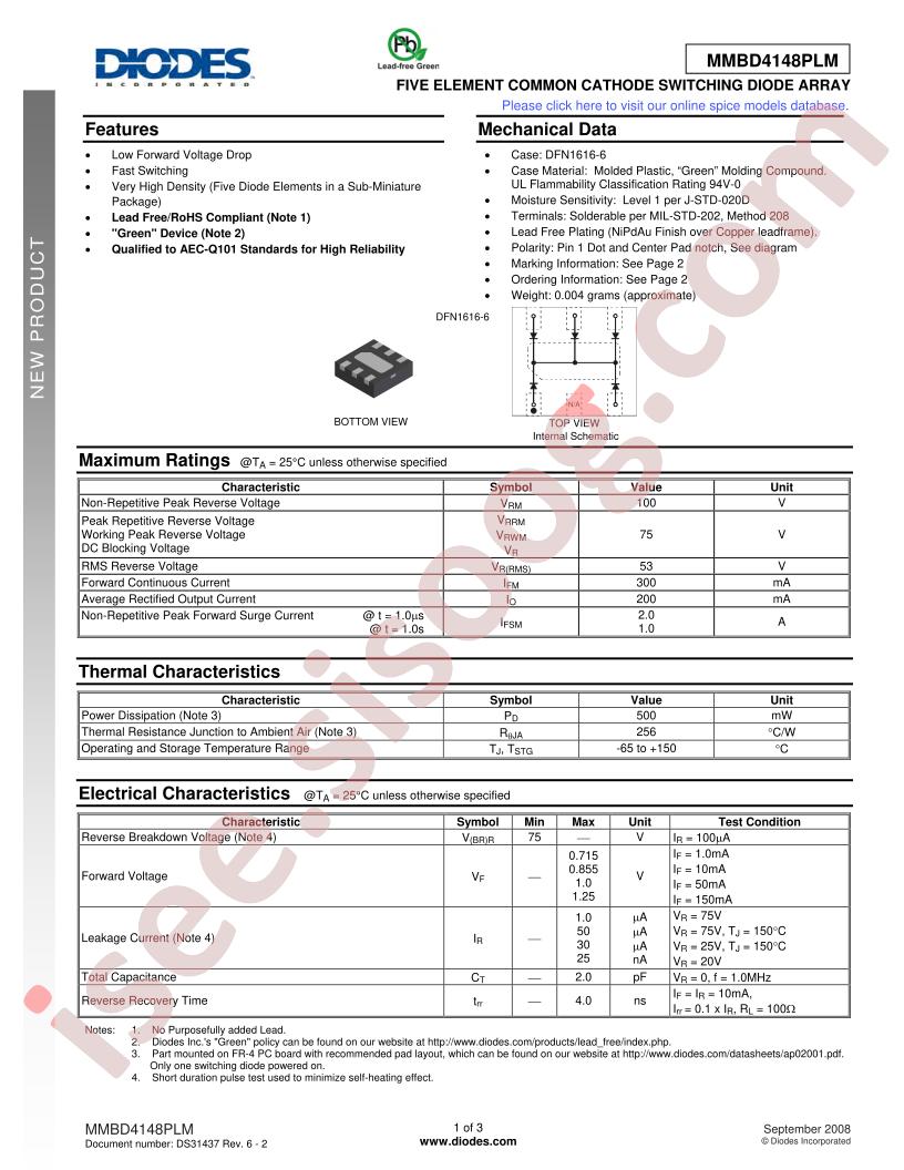 MMBD4148PLM