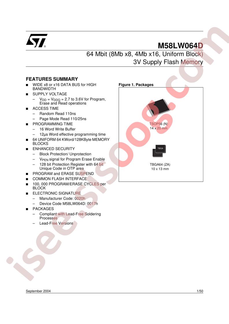 M58LW64D