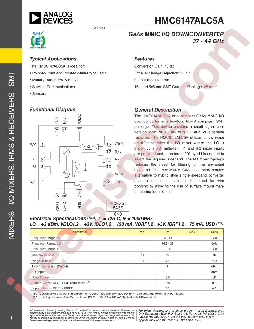 HMC6147ALC5A