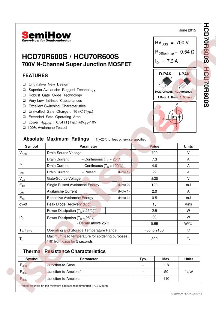 HCD70R600S