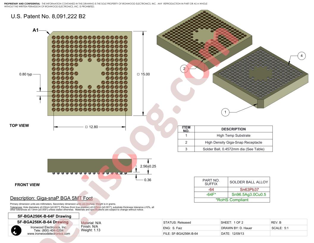 SF-BGA256K-B-64F