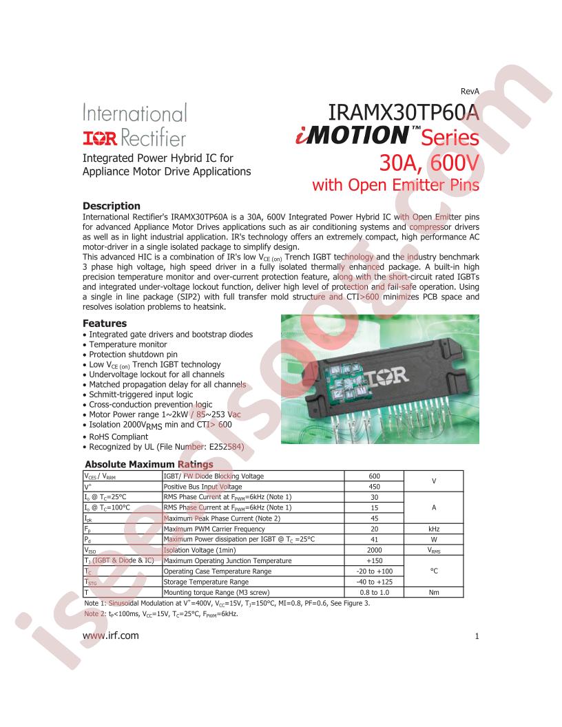 IRAMX30TP60A
