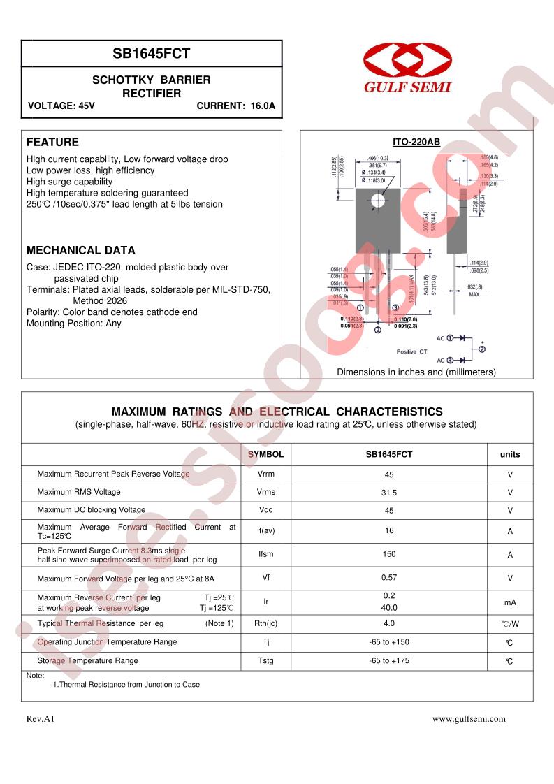 SB1645FCT