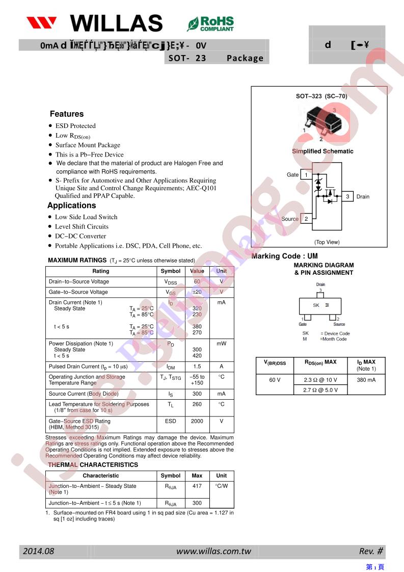 2N7002KWT1