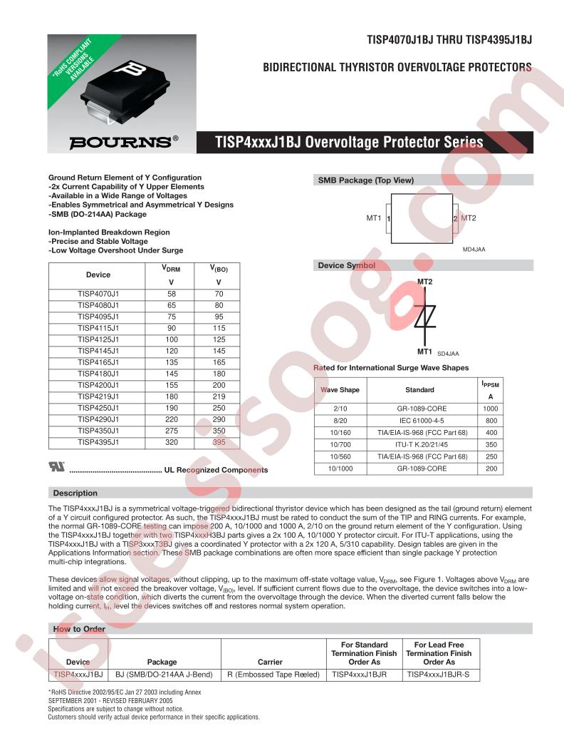 TISP4395J1BJR-S