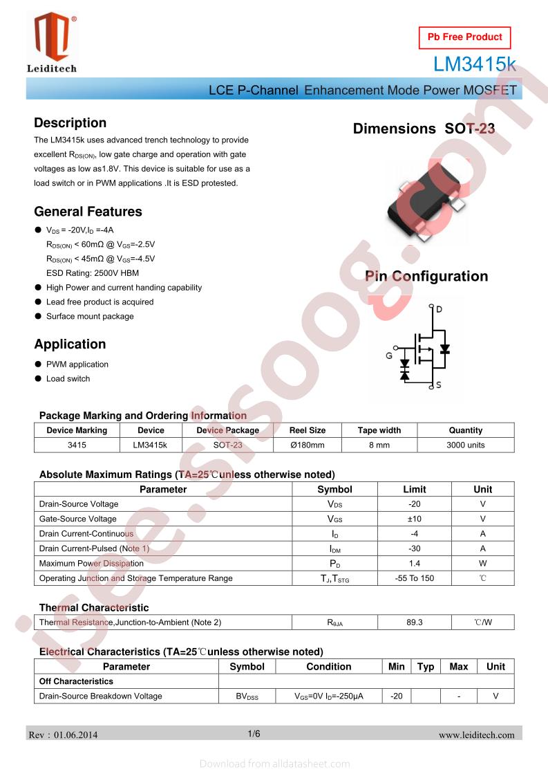 LM3415K