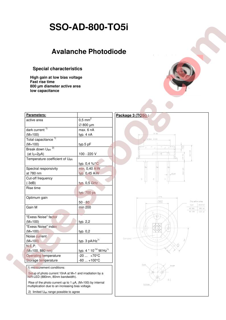 SSO-AD-800-TO5I