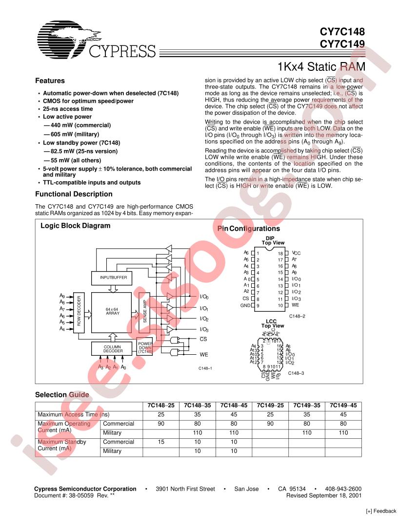 CY7C149-35LMB