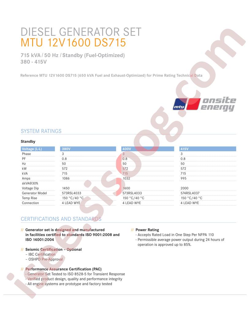MTU12V1600DS715