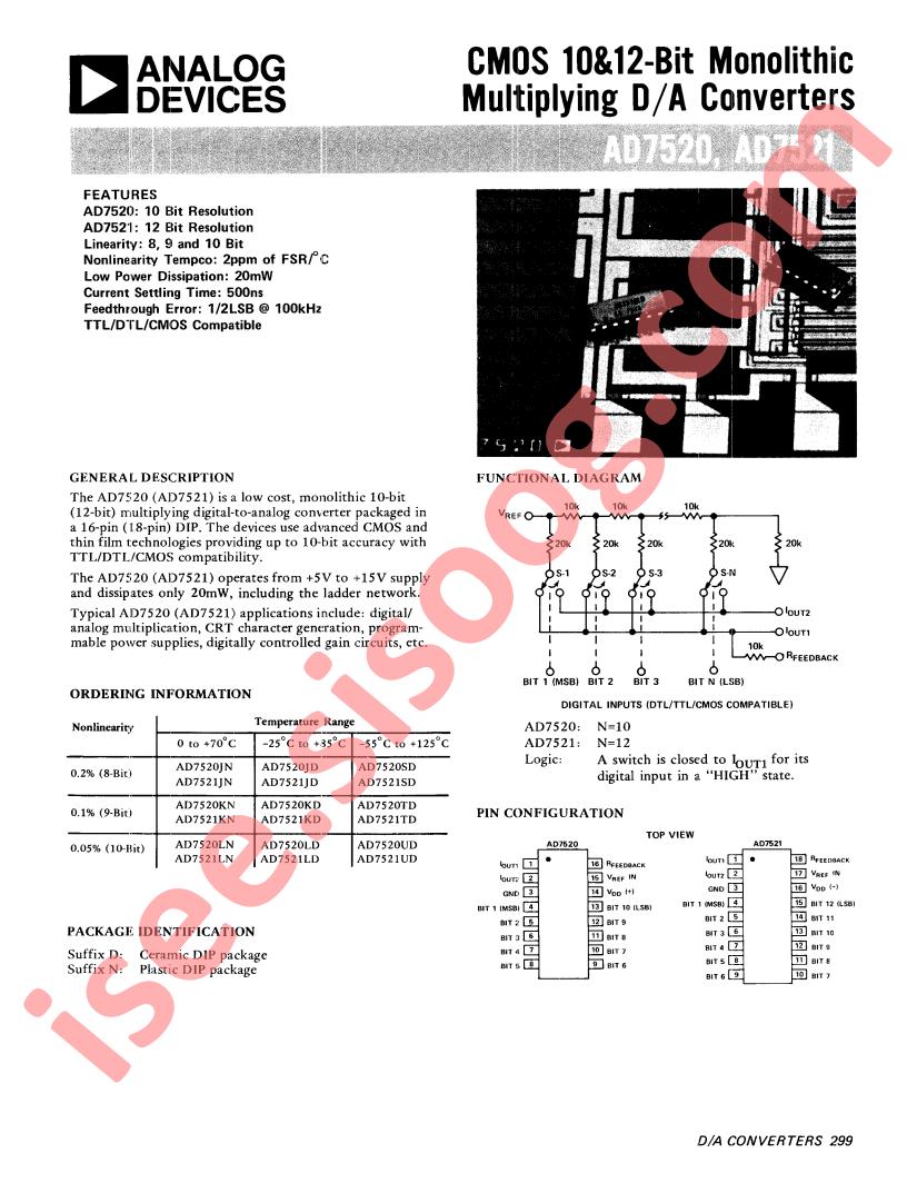 AD7520TD