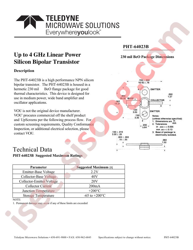 PHT64023B