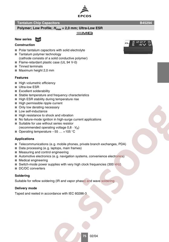 B45294R0227M406
