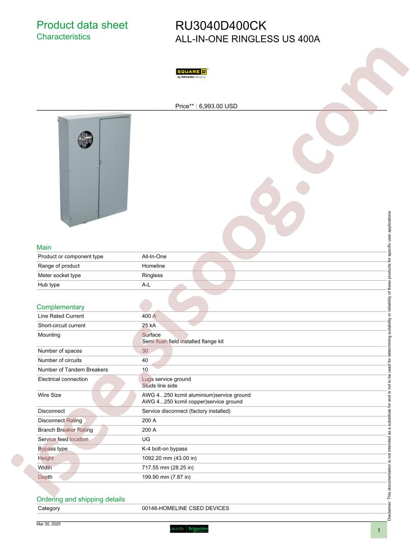 RU3040D400CK