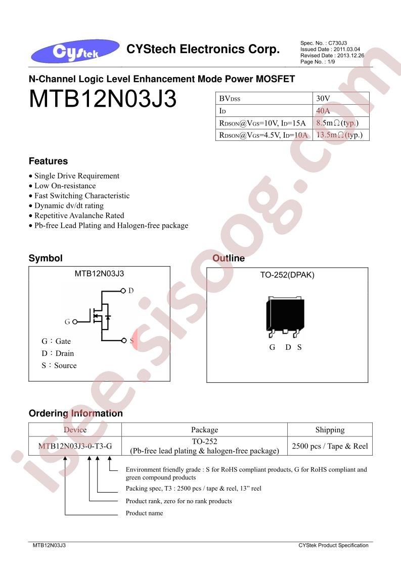 MTB12N03J3