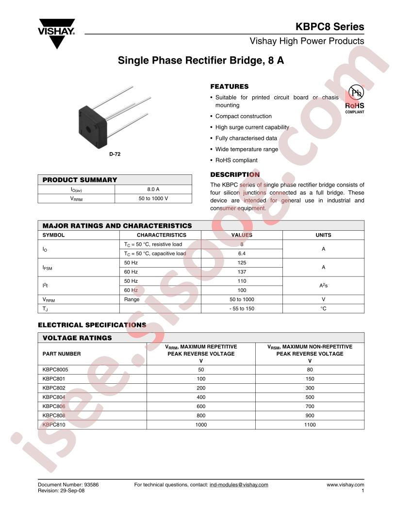 KBPC810PBF