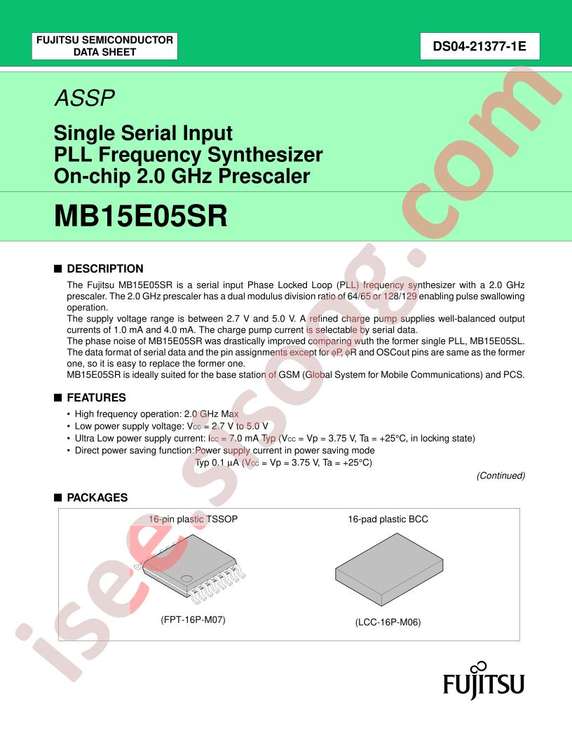 MB15E05SRPFT