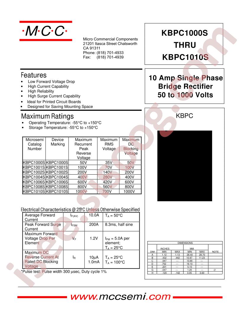 KBPC1000S