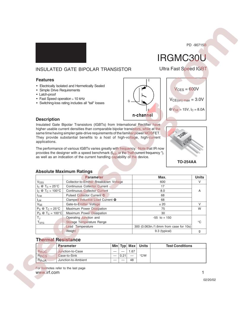 IRGMC30U