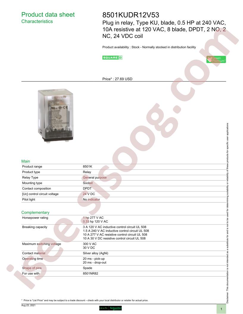 8501KUDR12V53