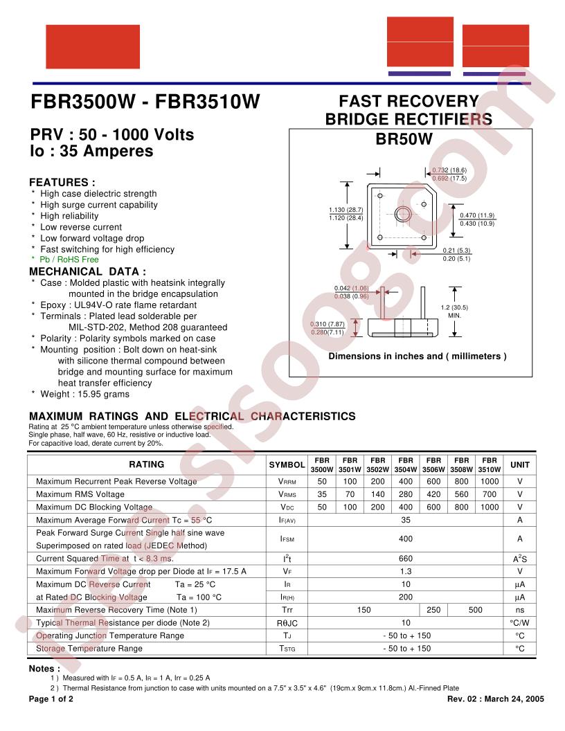 FBR3500W