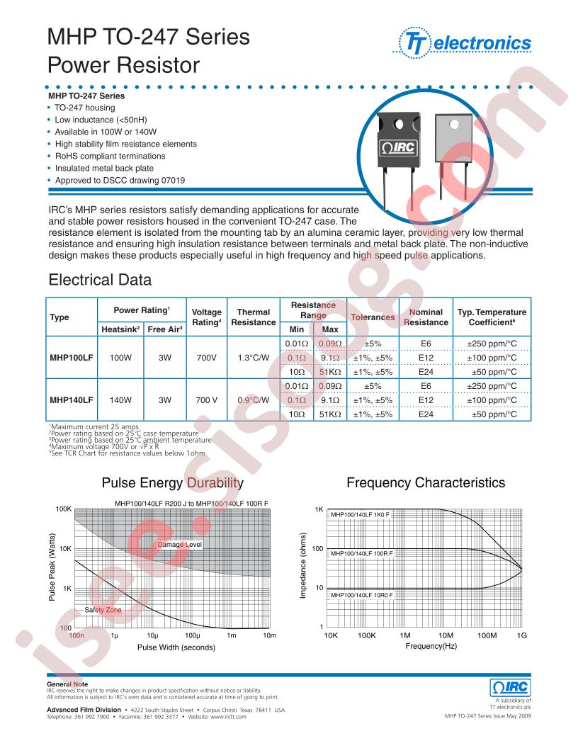 TFP-MHP140LF-10R0-F