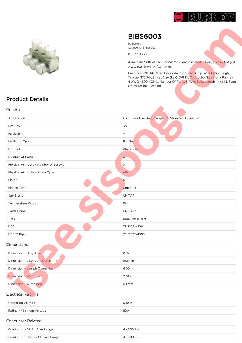 BIBS6003