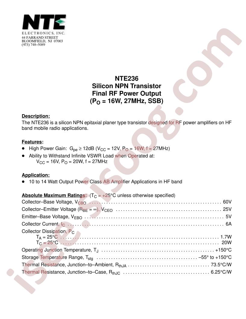 NTE236