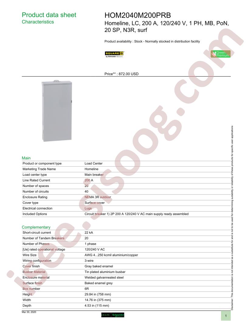 HOM2040M200PRB