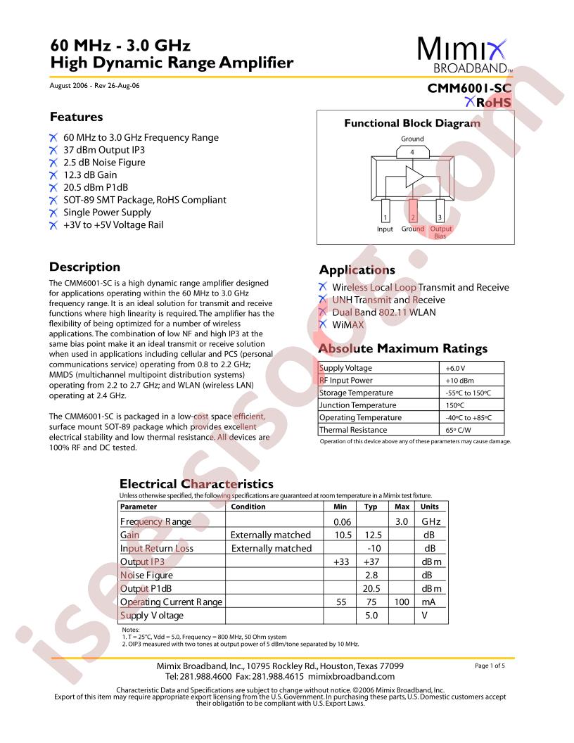 CMM6001-SC-0G00