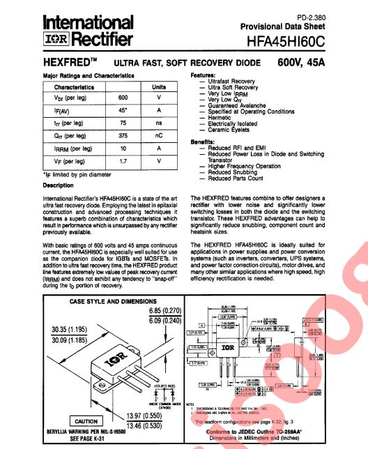 HFA45HI60C