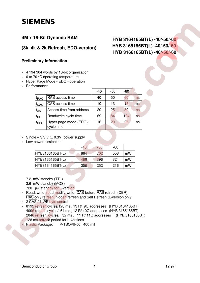 HYB3164165BT