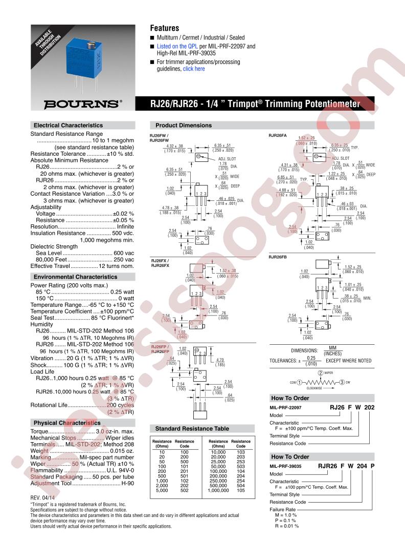 RJR26FX203R