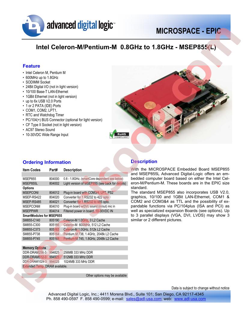 MSEP855