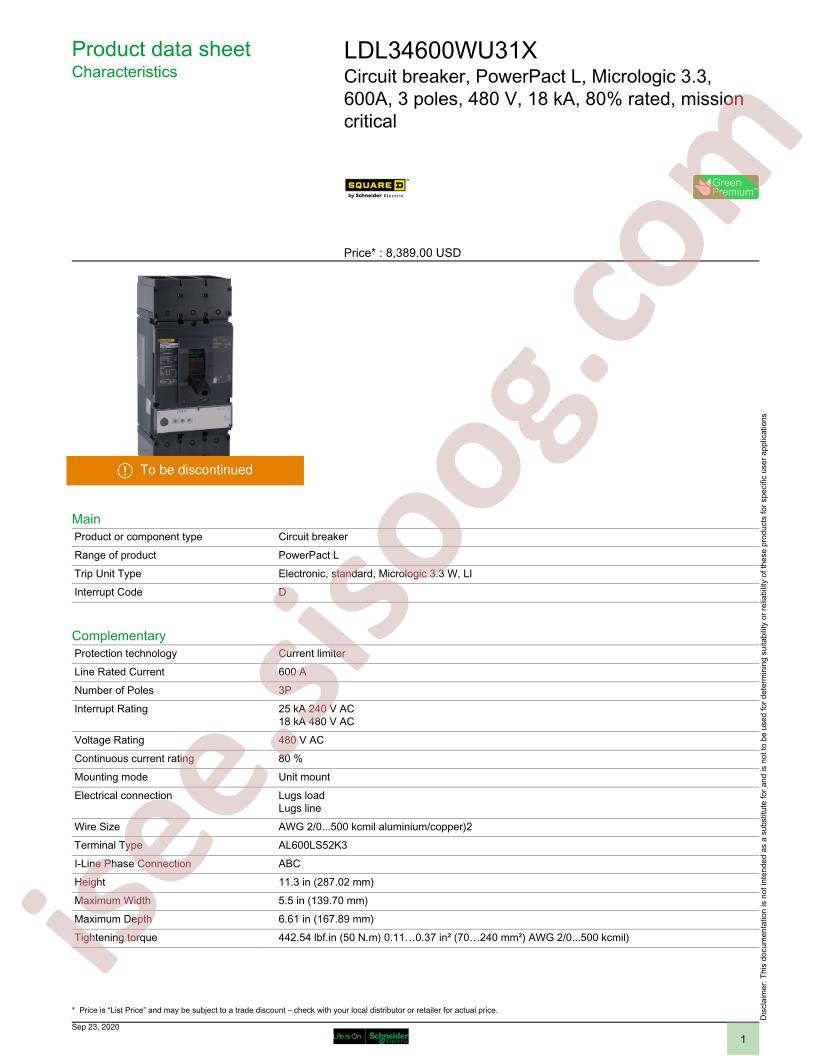 LDL34600WU31X