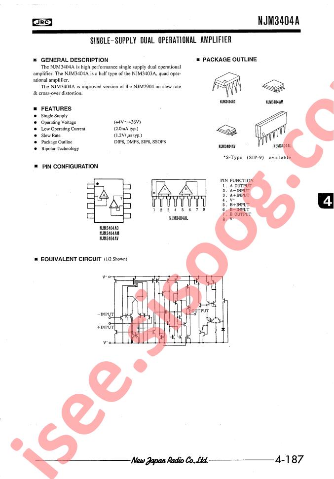 NJM3404A
