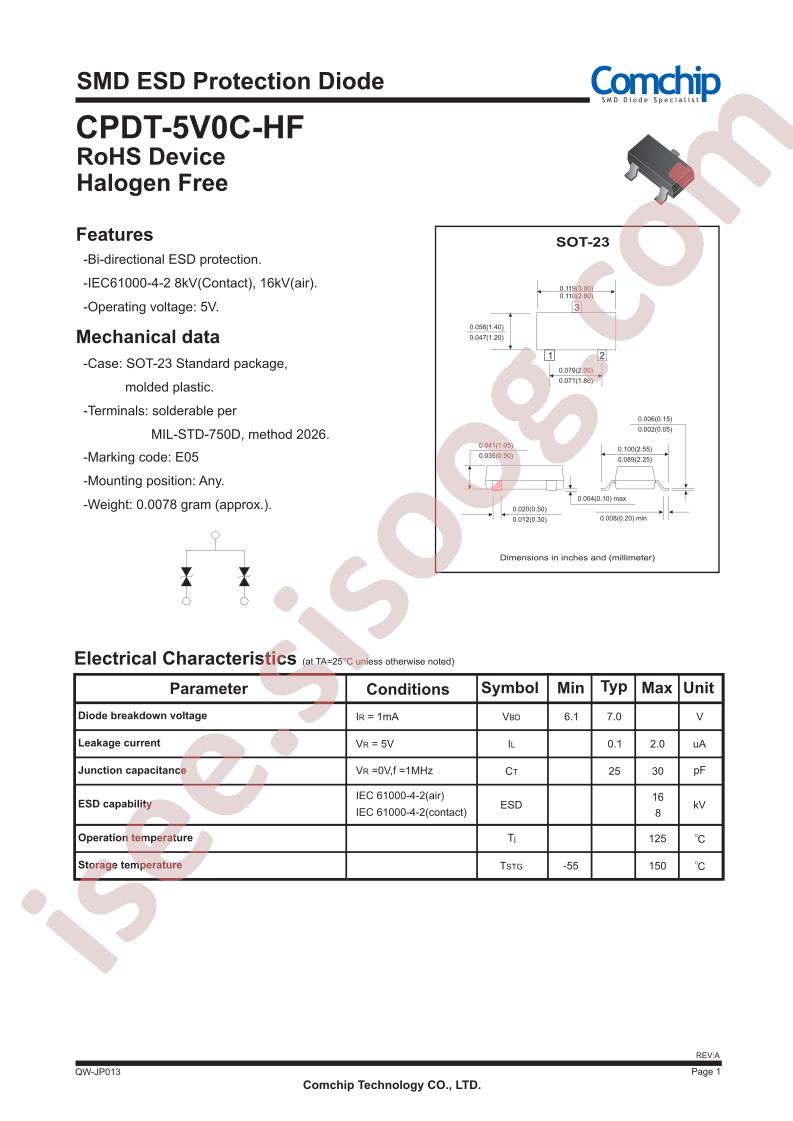 CPDT-5V0C-HF