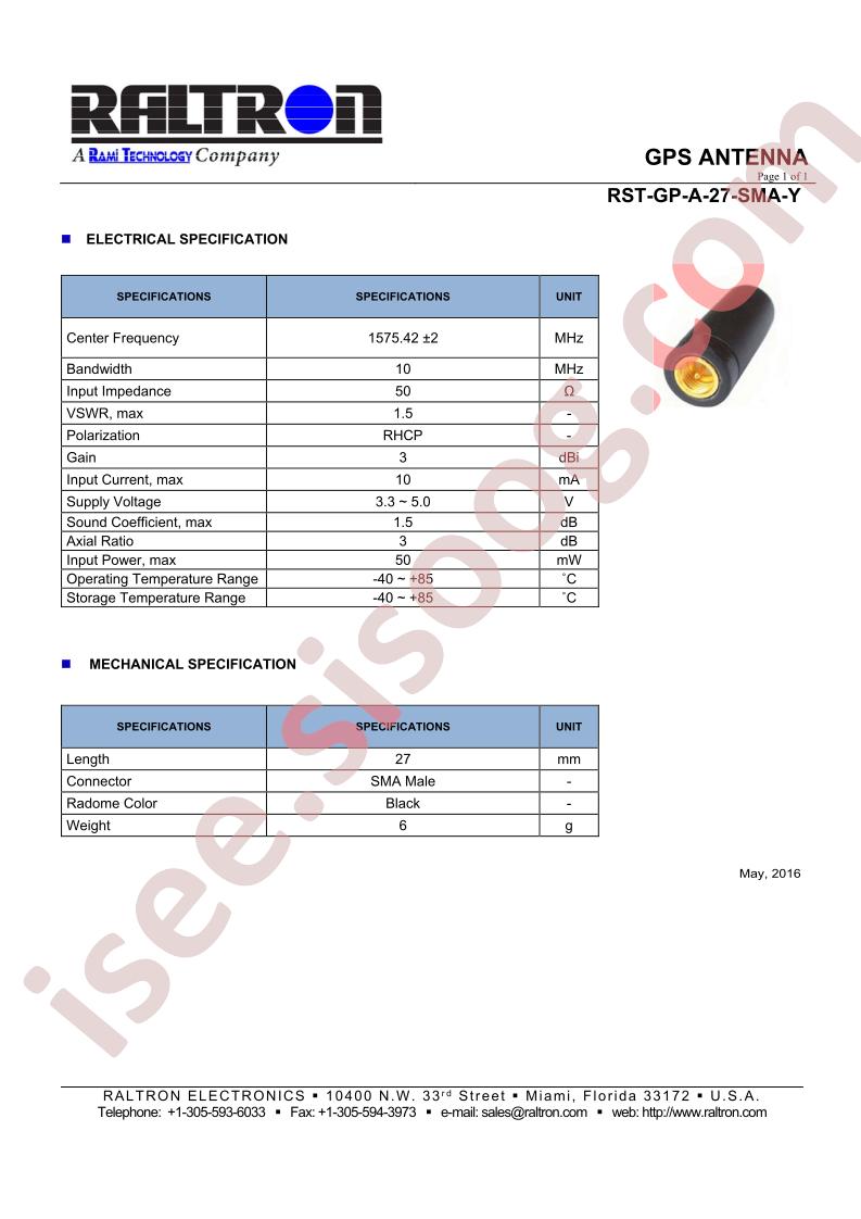 RST-GP-A-27-SMA-Y