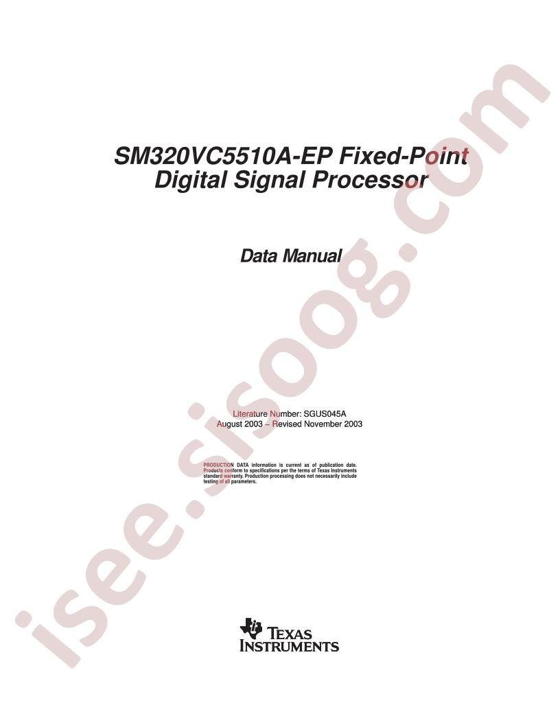 SM320VC5510A-EP