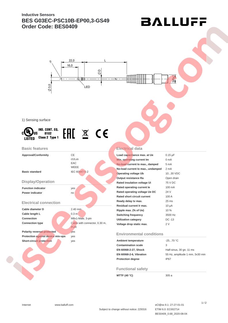 BESG03EC-PSC10B-EP00