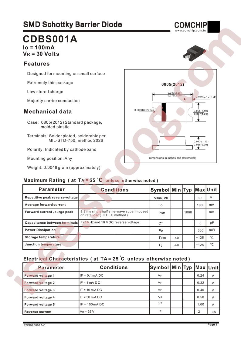 CDBS001A