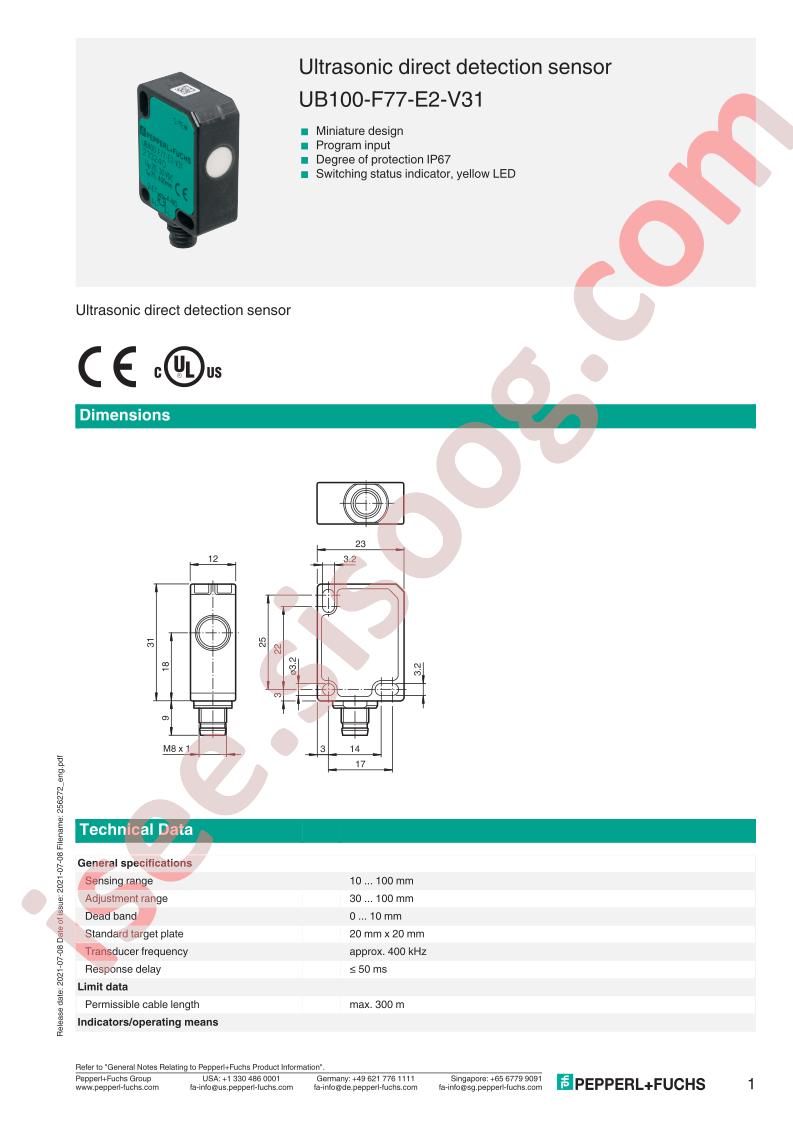 UB100-F77-E2-V31