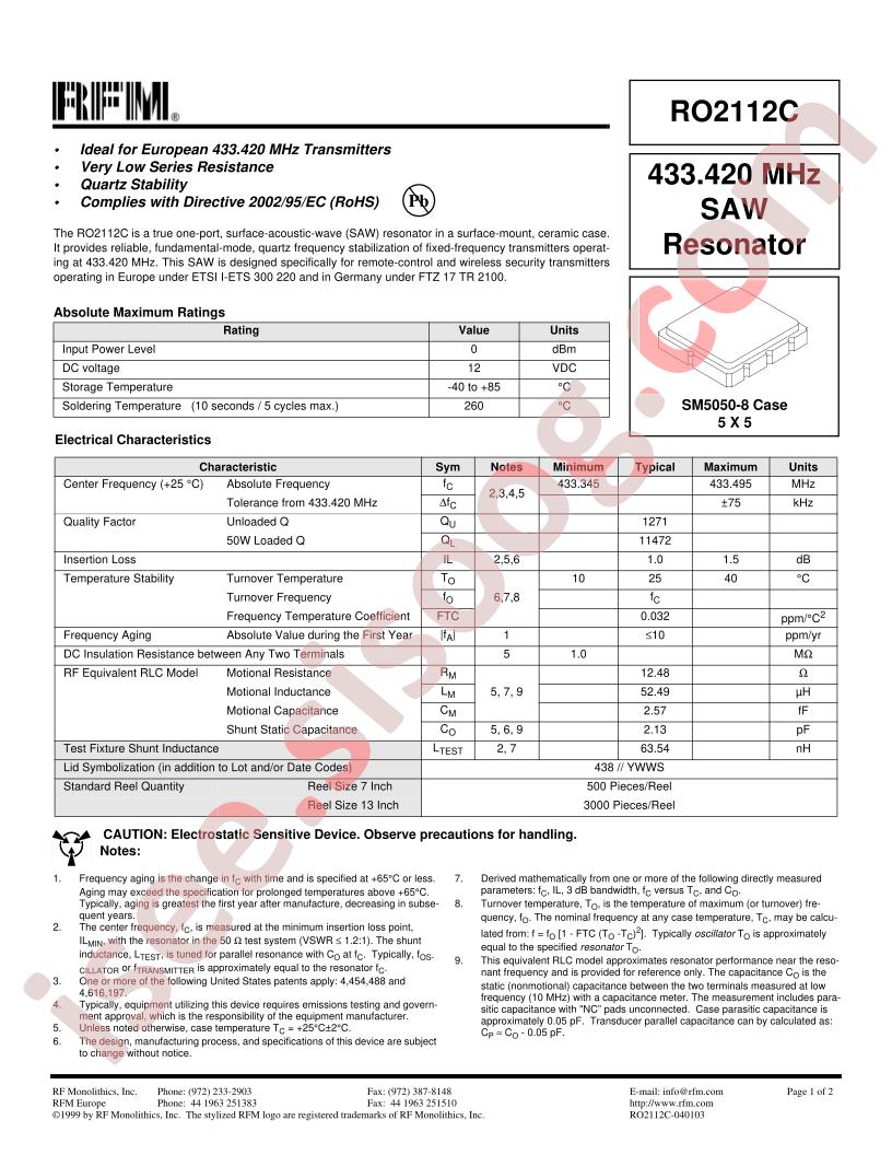 RO2112C