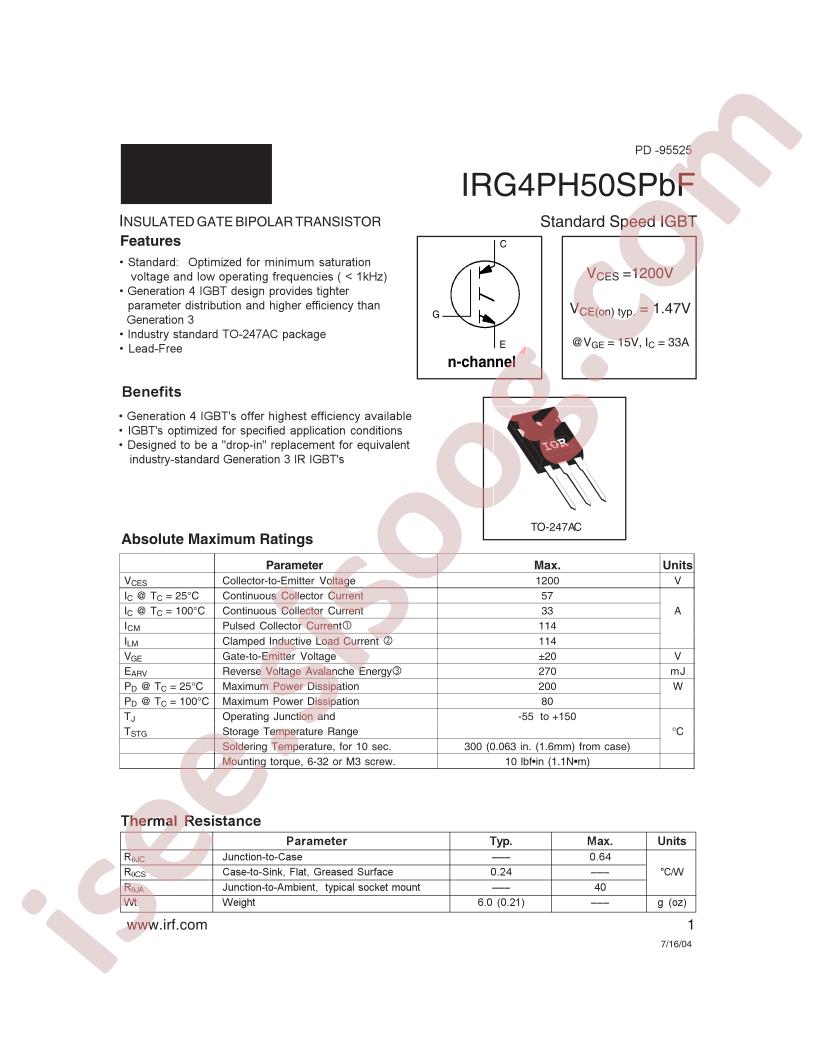IRG4PH50SPBF