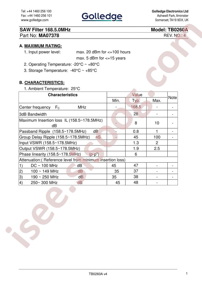 TB0260A