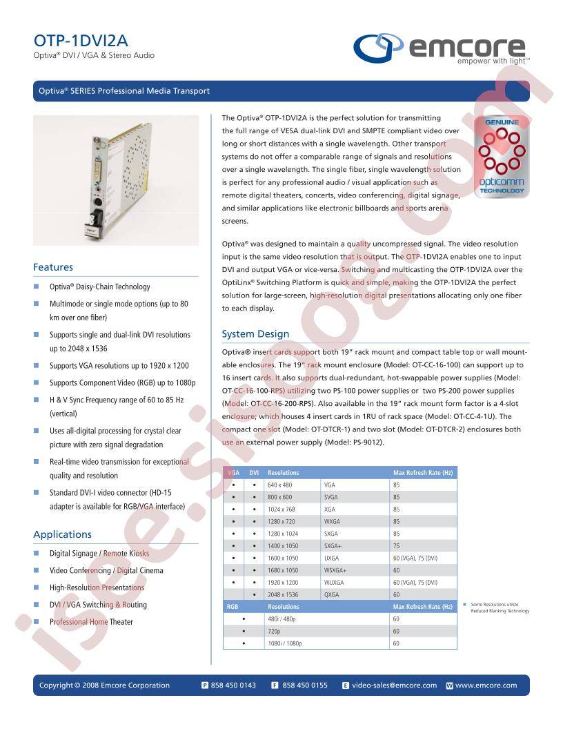 OTP-1DVI2A