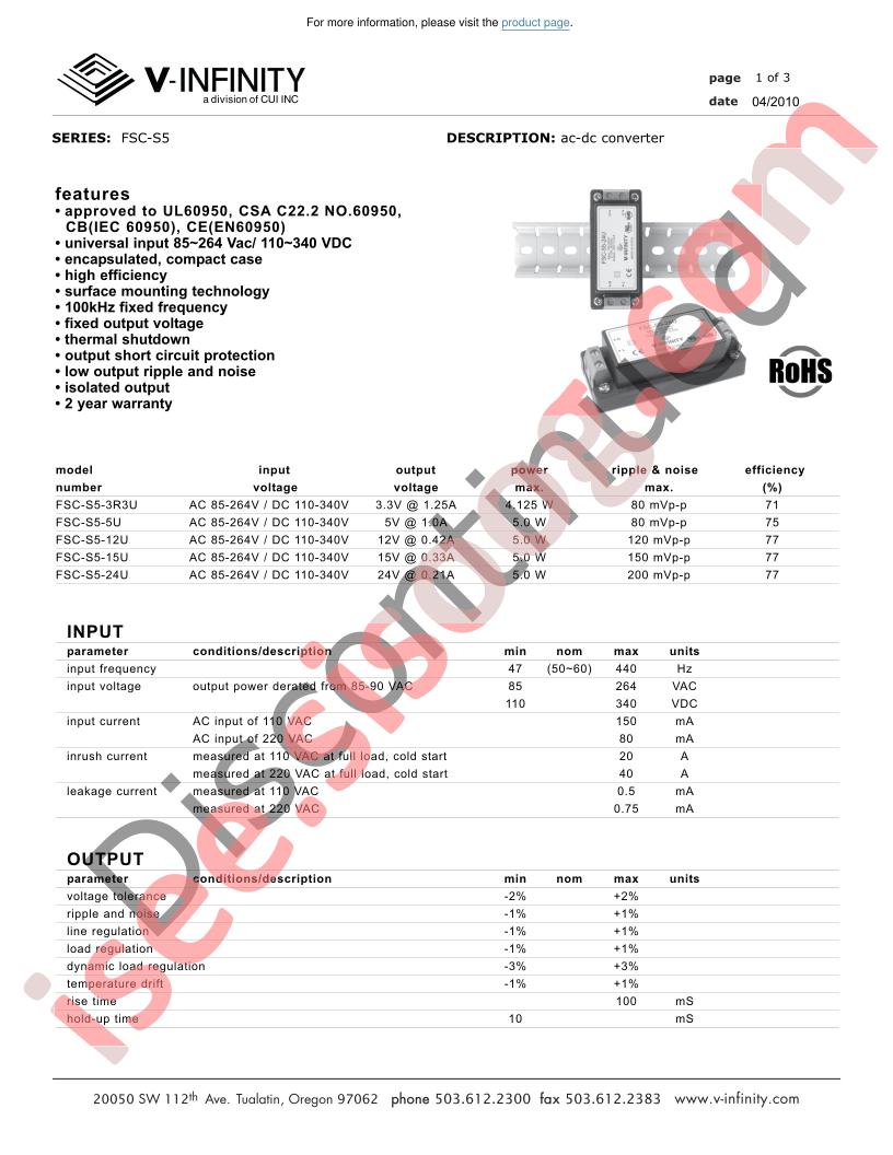 FSC-S5-3R3U