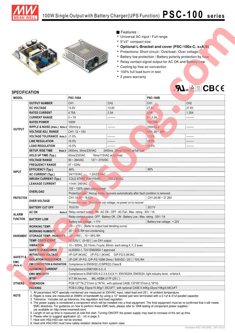 PSC-100A