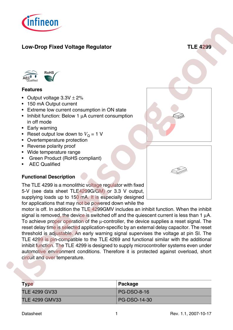 TLE4299GMV33