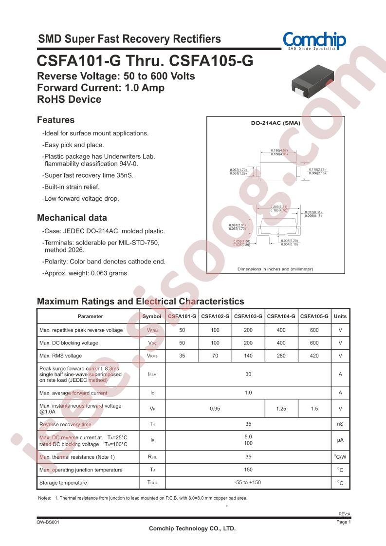 CSFA102-G