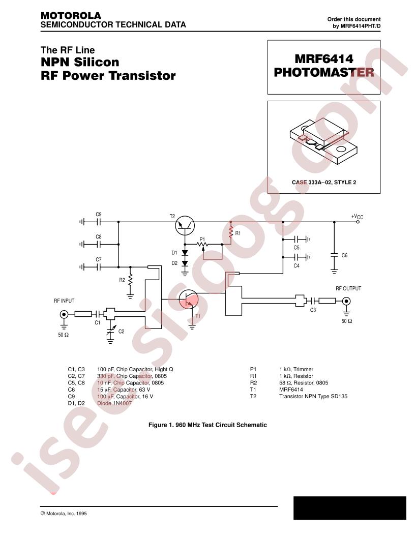 MRF6414PHT